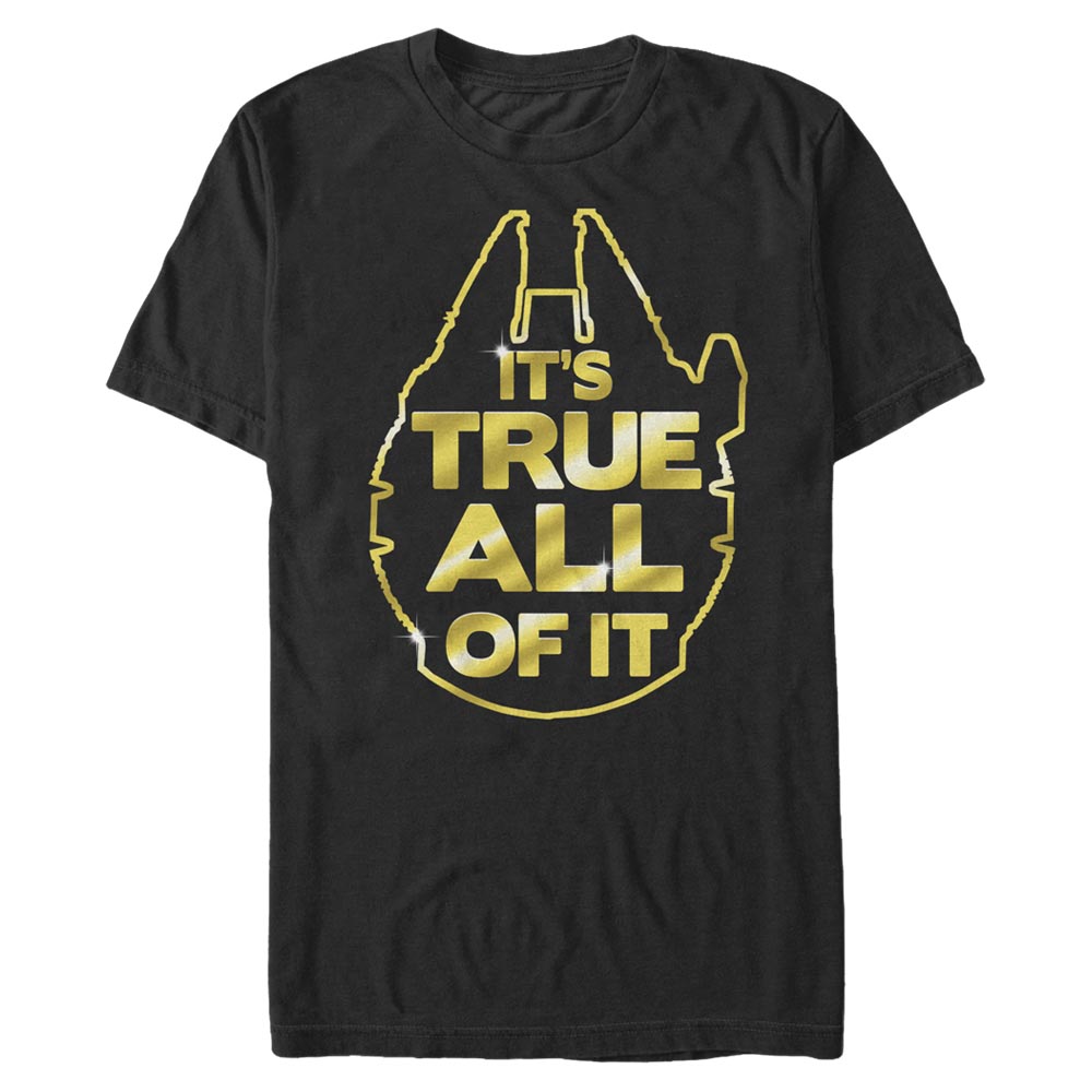 Star Wars - Le Réveil de la Force - Faucon Milenium Golden Truth - Homme T-shirt