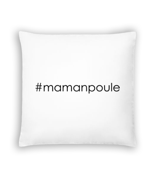 Maman Poule Hashtag · Coussin