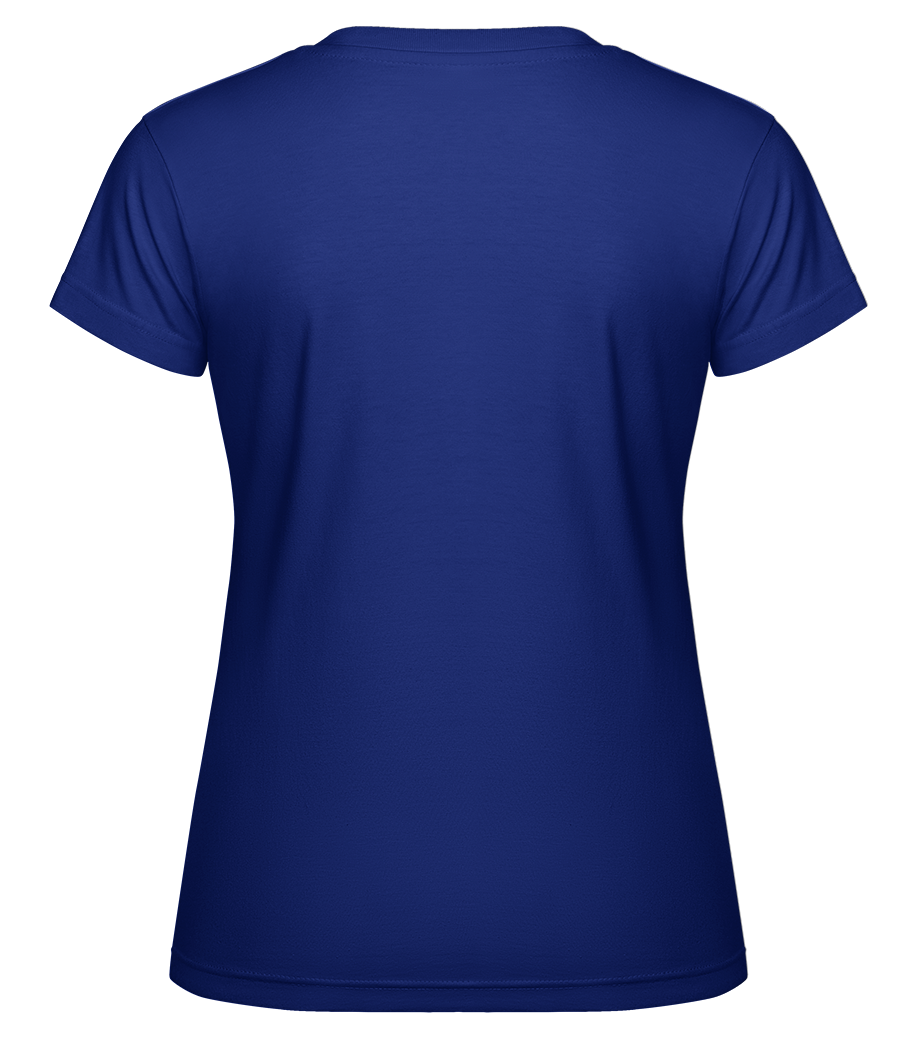 Aperçu: Women Dont Owe You Shit -  T-shirt Shirtinator femme - Bleu royal - Derrière