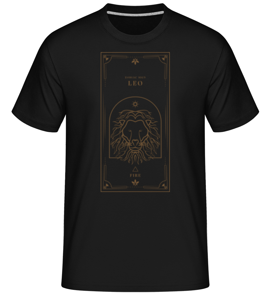 Art Deco Zodiac Sign Leo ·  T-Shirt Shirtinator homme