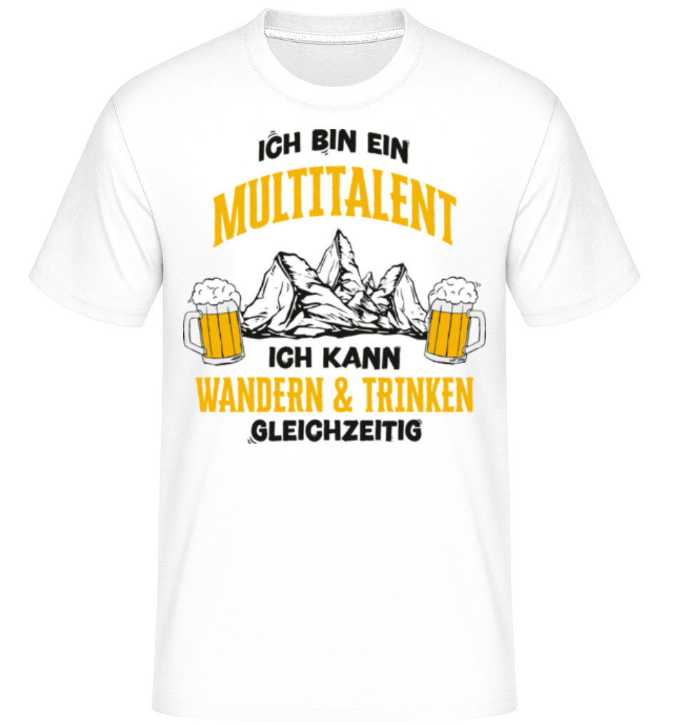 Multitalent Wandern Und Trinken · Shirtinator Männer T-Shirt