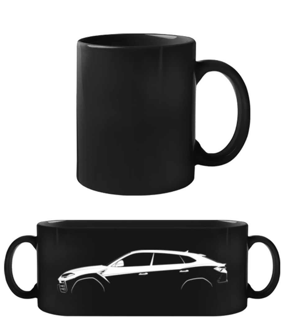 'Lamborghini Urus' Silhouette · Tasse Noire