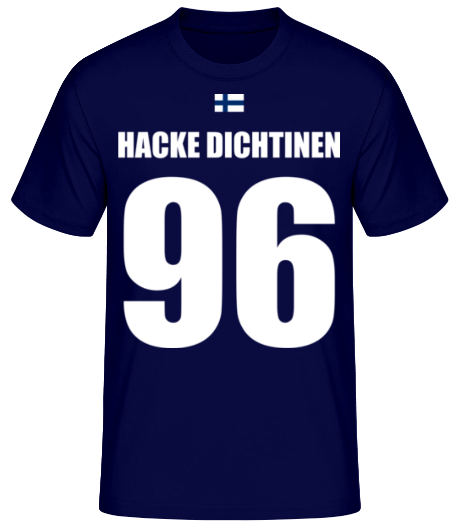 Finnland Fußball Trikot Hacke Dichtinen · Männer Basic T-Shirt
