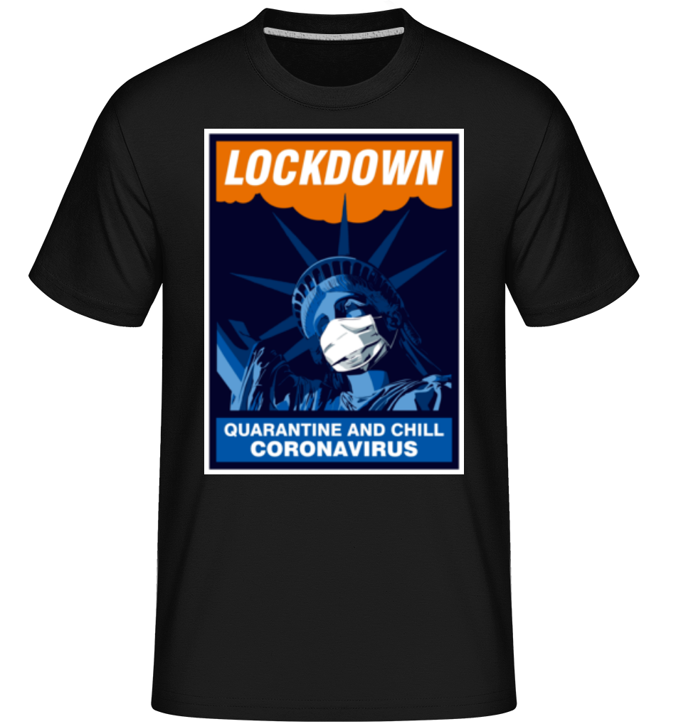 Liberty Lockdown -  T-Shirt Shirtinator homme - Noir - Devant
