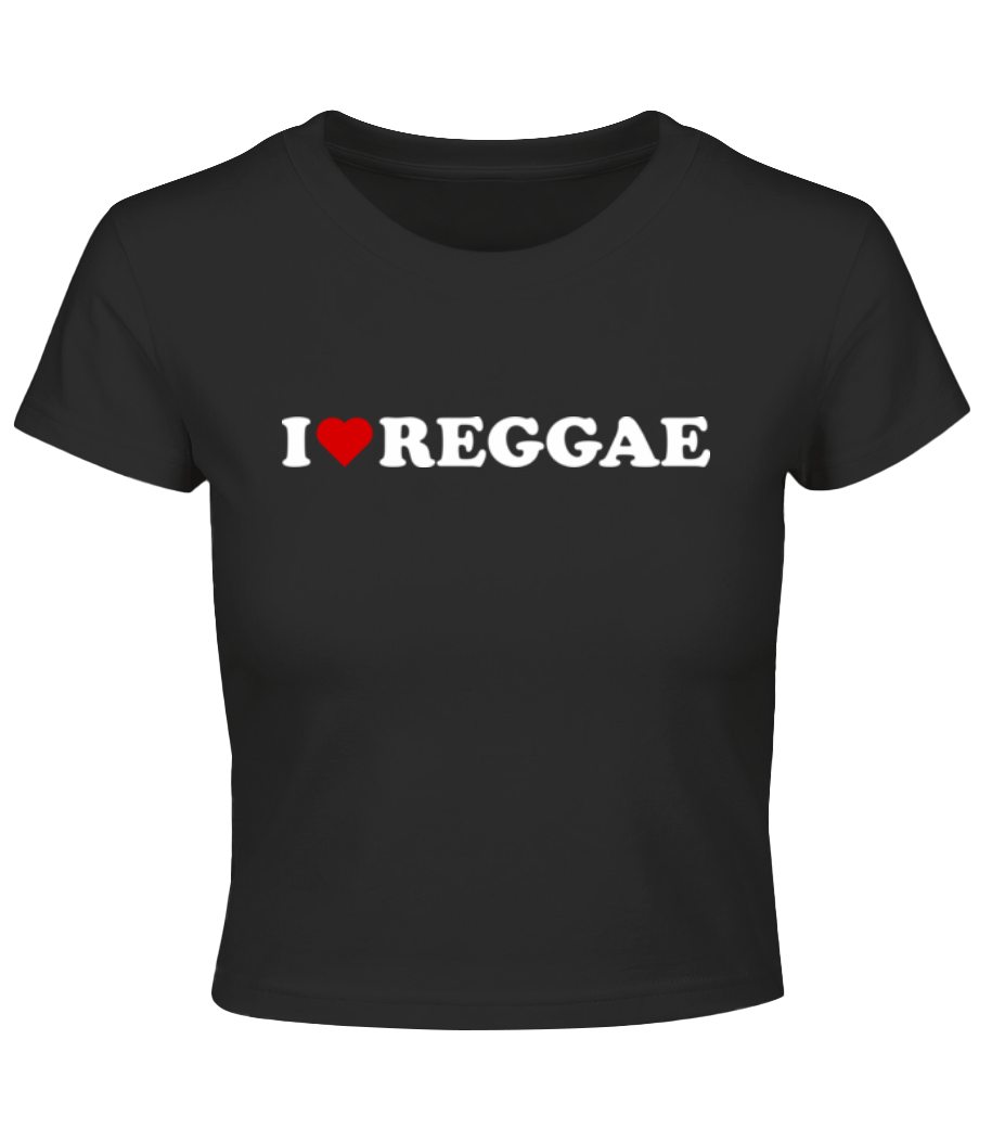 I Love Reggae · Crop top