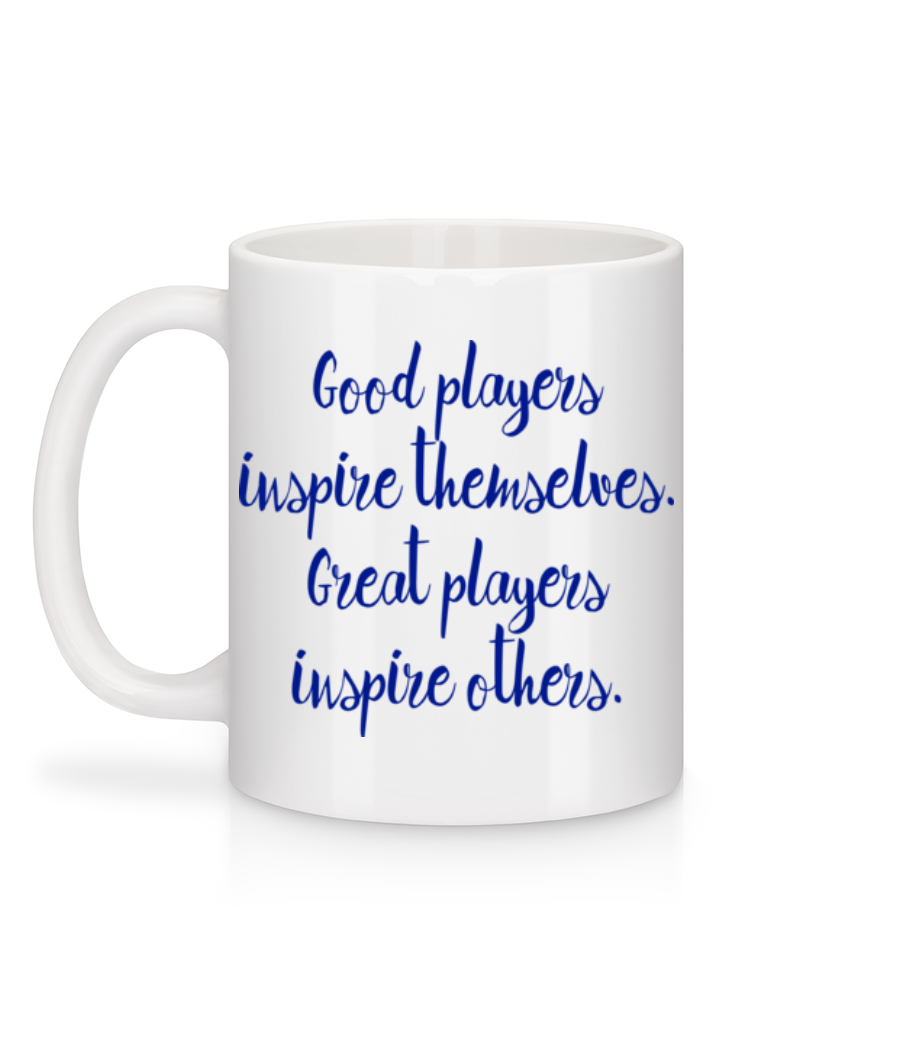 Aperçu: Great Players - Mug en céramique blanc - Blanc - Derrière