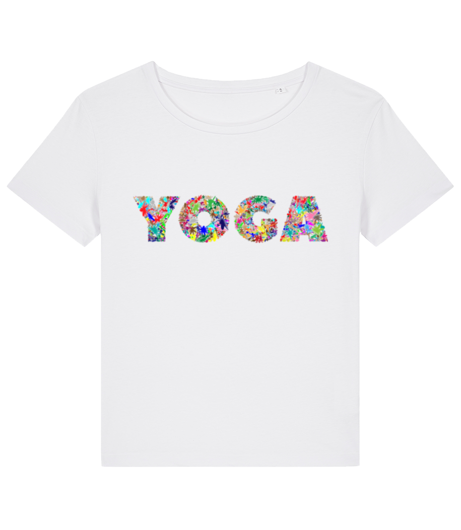 Yoga Fleurs · T-shirt bio Femme Stanley Stella 2.0