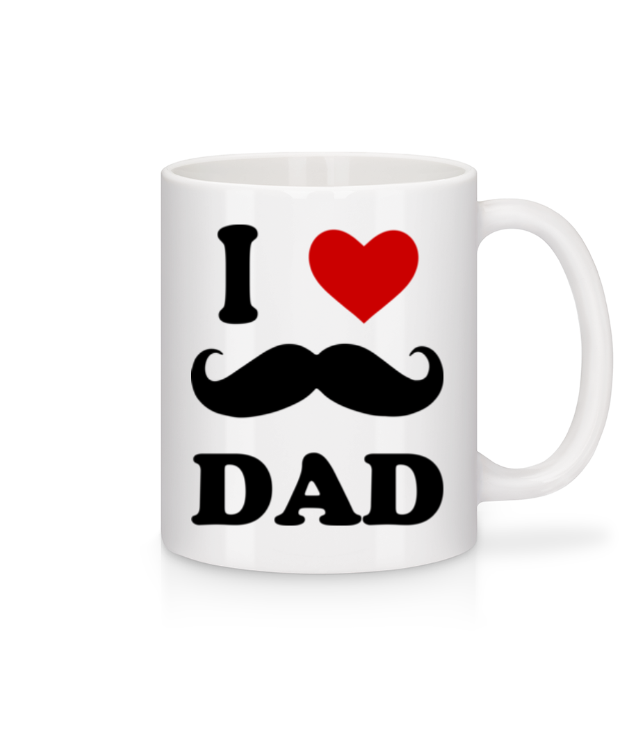 I Love Dad · Mug en céramique blanc
