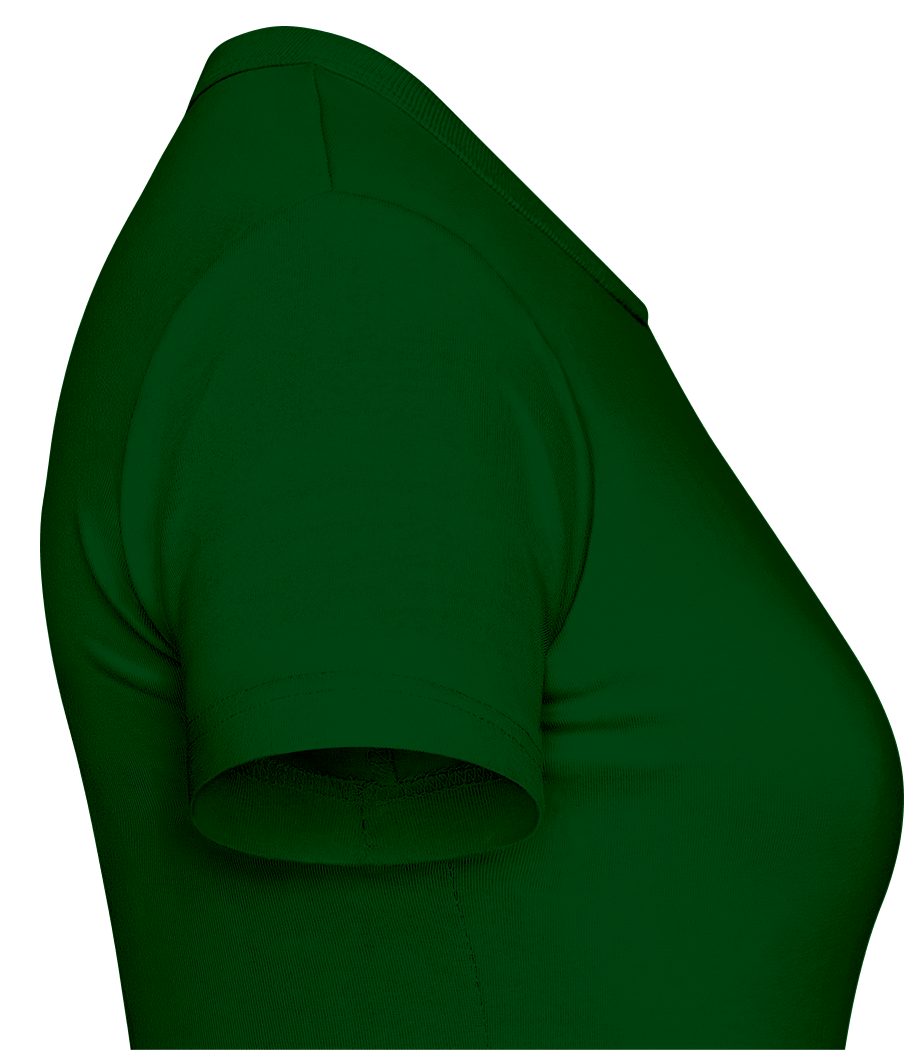 Aperçu: Drunk 02 - T-shirt standard Femme - Vert bouteille - Droite