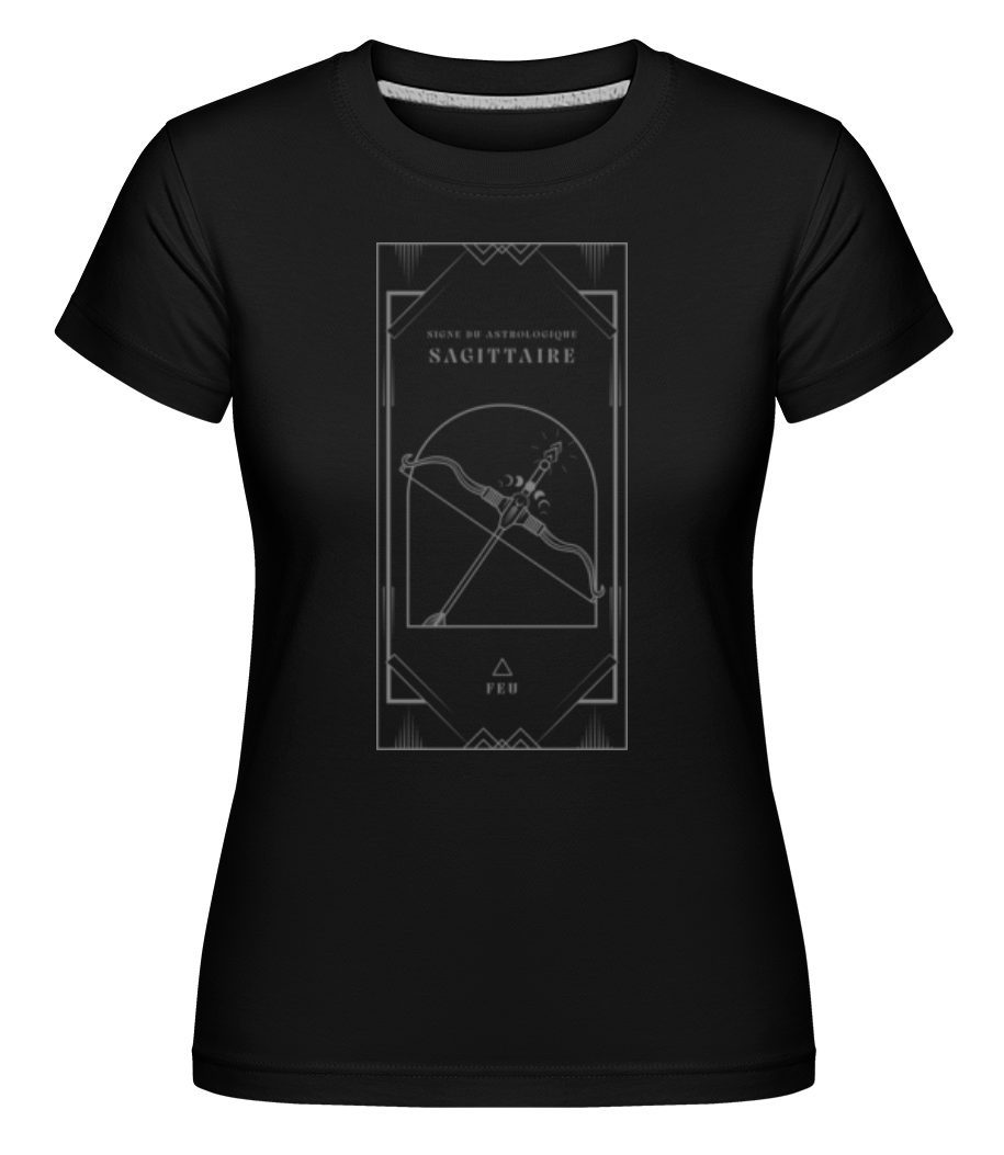 Art Déco Signe Astrologique Sagittaire ·  T-shirt Shirtinator femme