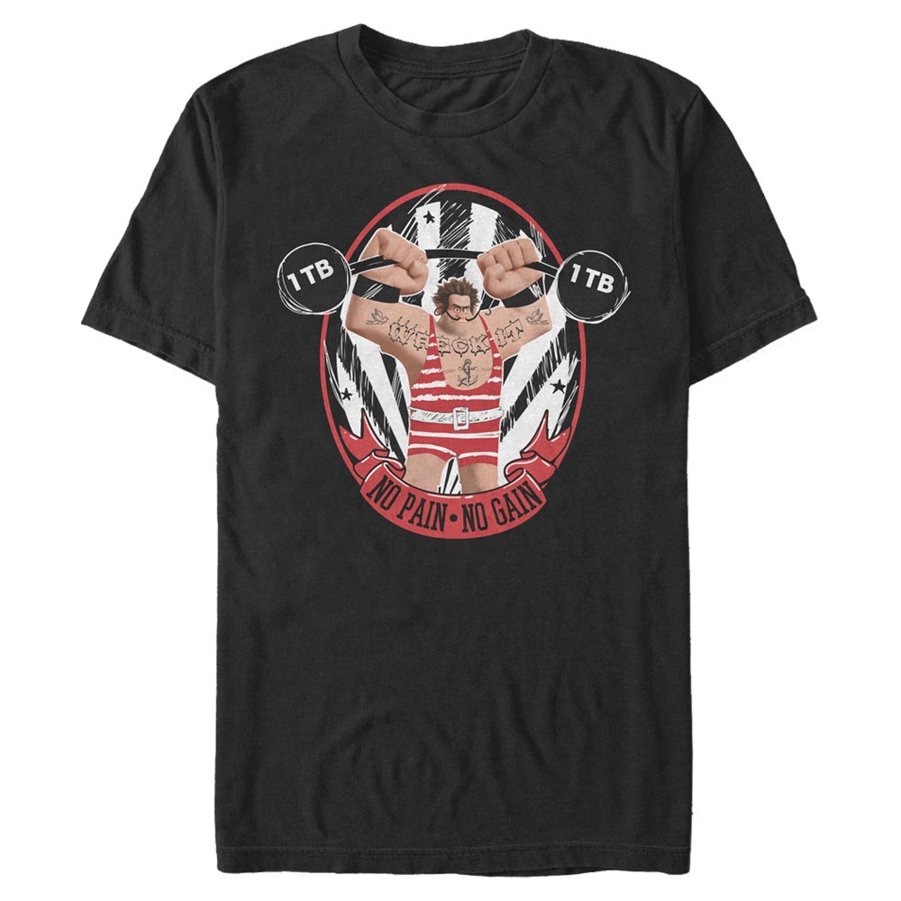Disney - Les mondes de Ralph - Ralph No Pain No Gain - Homme T-shirt