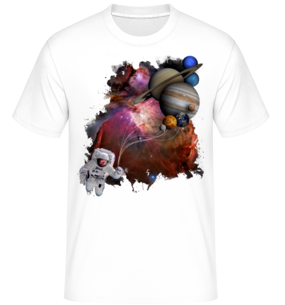 Aperçu: Austronate Dans L'Éspace -  T-Shirt Shirtinator homme - Blanc - Devant