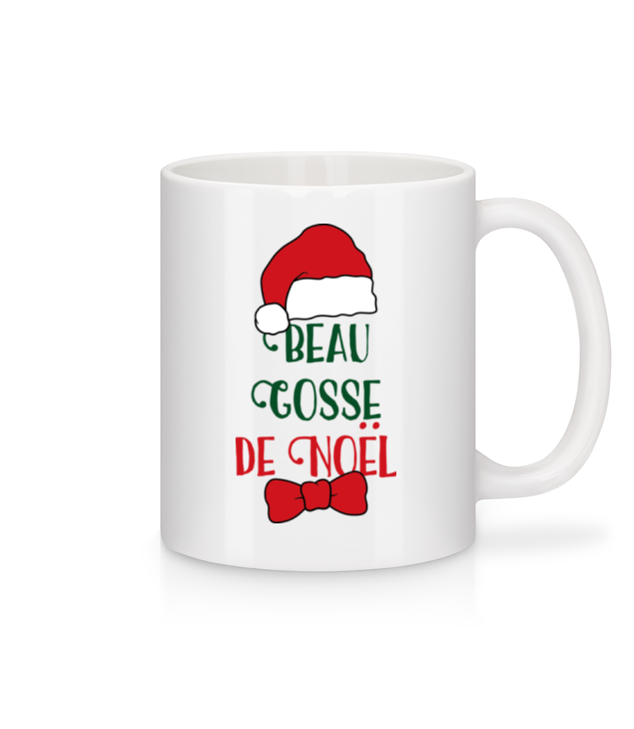 Aperçu: Beau Gosse De Noël - Mug en céramique blanc - Blanc - Devant