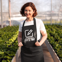 Bio Kochschürze - Schwarz