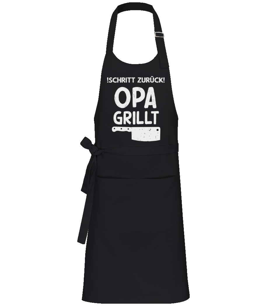 Schritt Zurück Opa Grillt · Profi Kochschürze