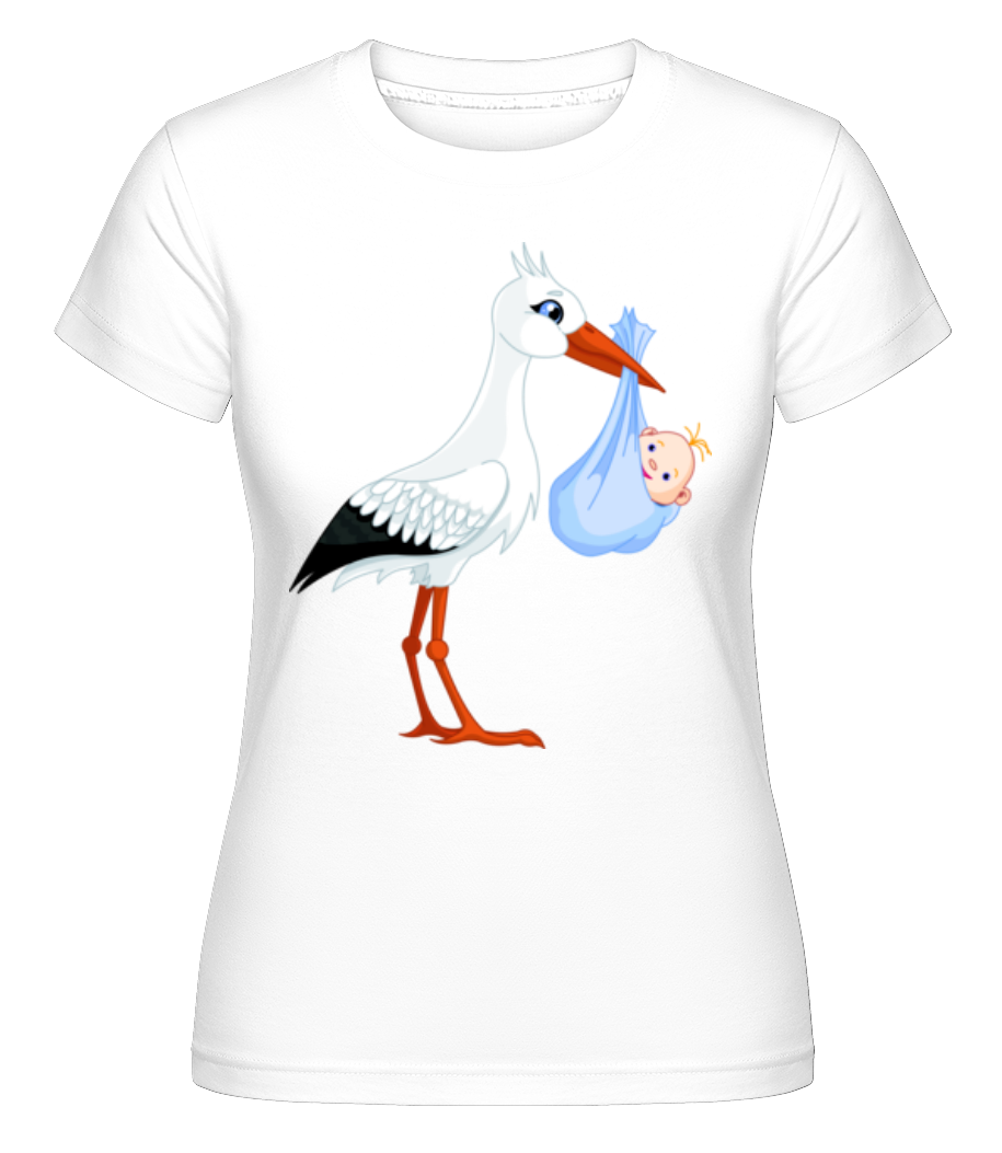 Cigogne Amène Bébé ·  T-shirt Shirtinator femme