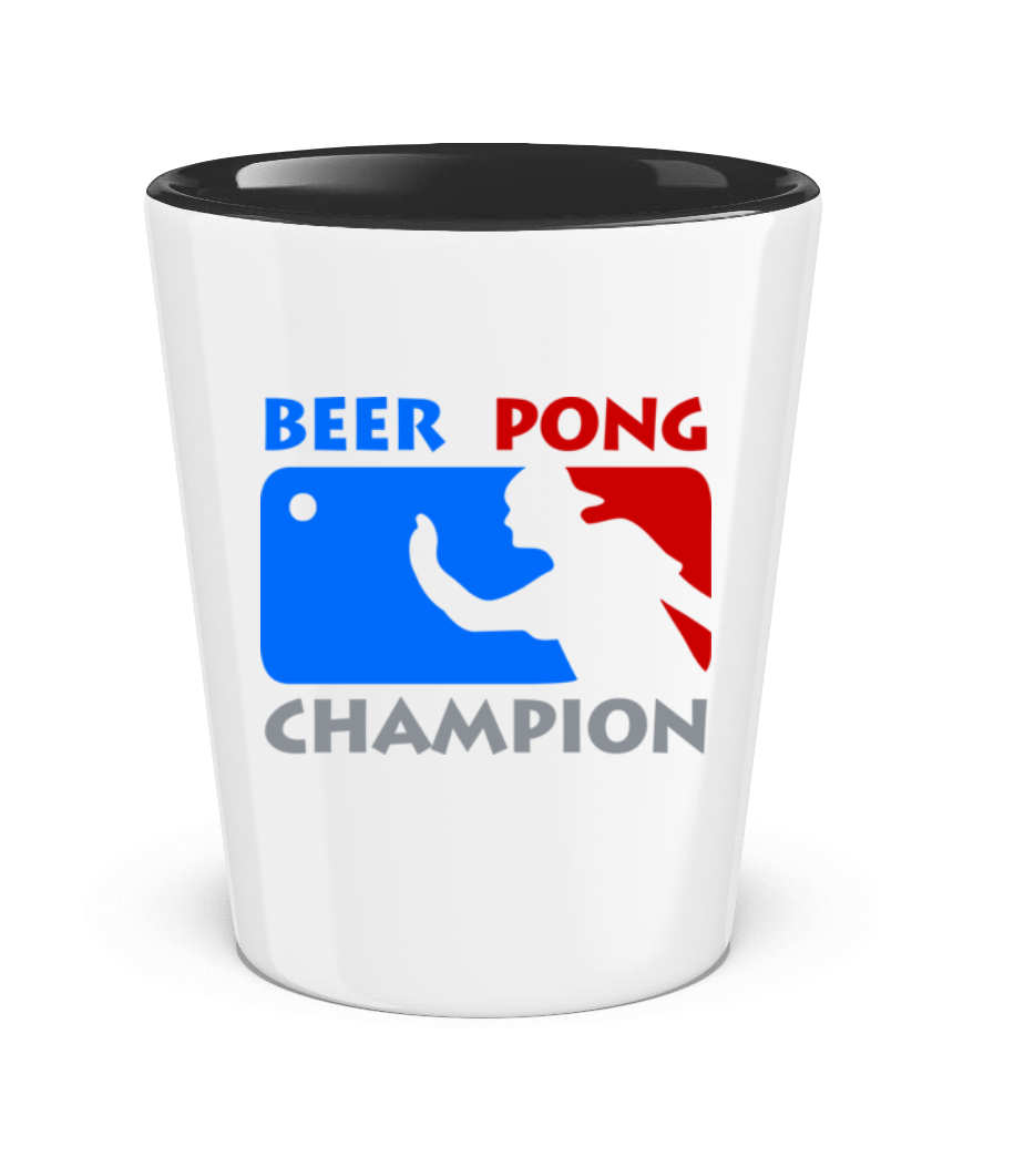 Beer Pong Champion · Verre à shot bicolore