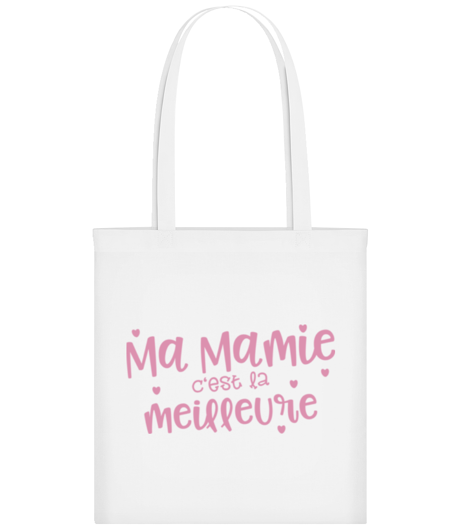 Ma Mamie C'est La Meilleure - Tote Bag - Blanc - Devant