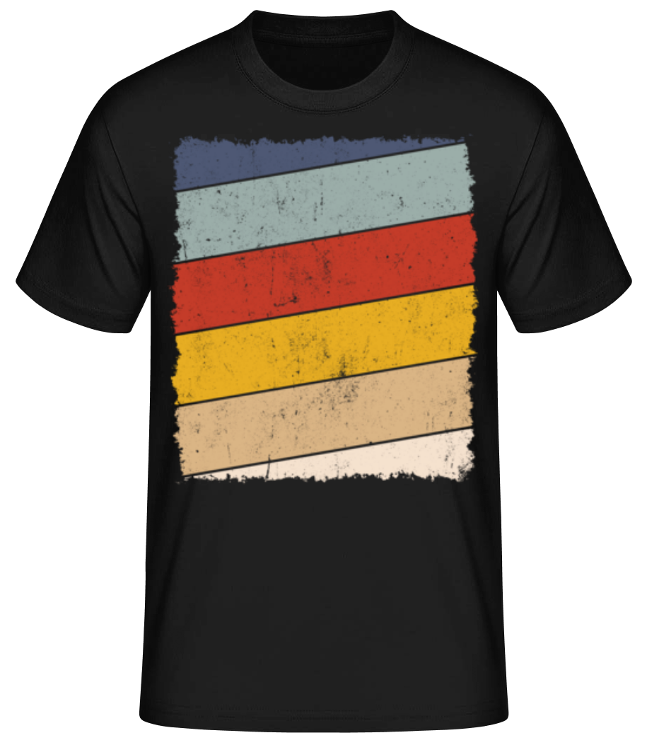 Retro Hintergrund Rechteck 1 · Männer Basic T-Shirt