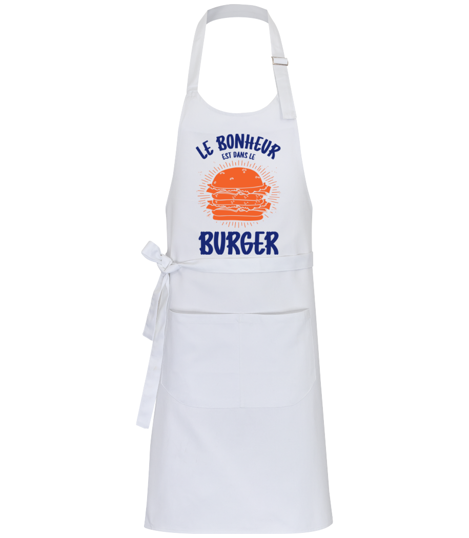 Le Bonheur Est Dans Le Burger · Tablier professionnel
