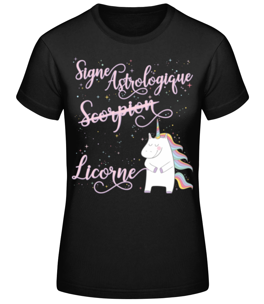 Signe Astrologique Licorne Scorpion · T-shirt standard Femme