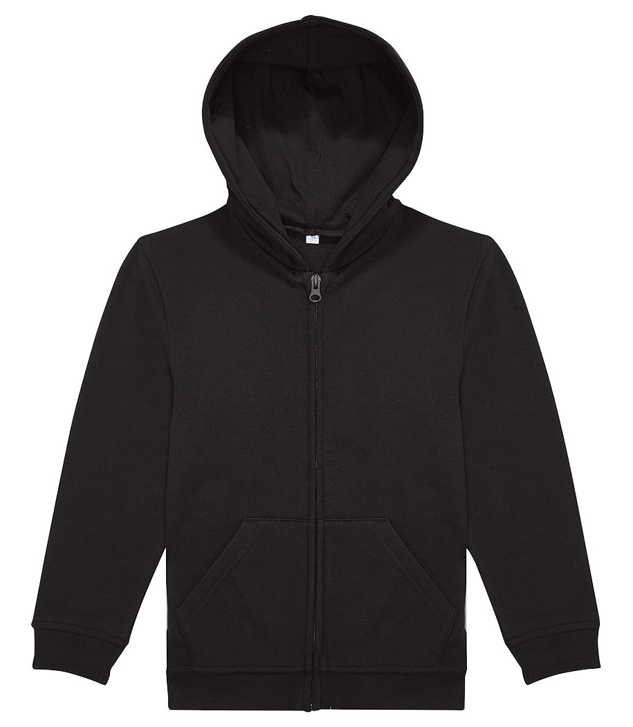 Survêtement standard pour enfants - Noir - Devant