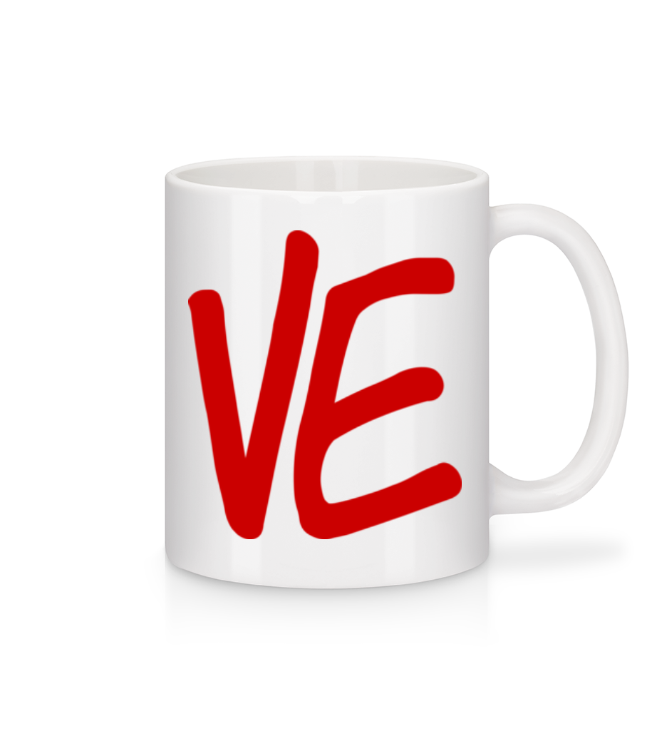 VE · Mug en céramique blanc