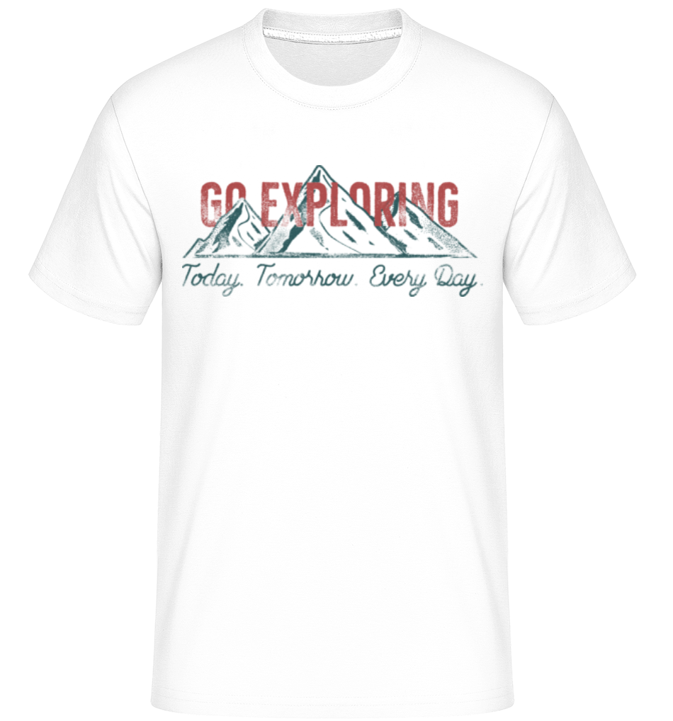 Go Exploring Mountains ·  T-Shirt Shirtinator homme