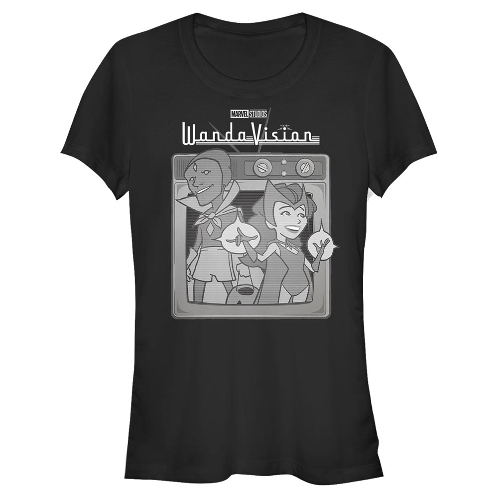 Marvel - WandaVision - La Sorcière rouge & Vision Vintage TV - Femme T-shirt