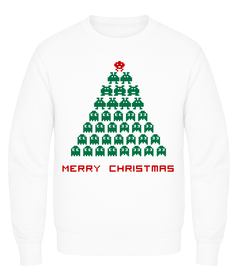 Merry Christmas Pixel Monster · Sweatshirt Homme
