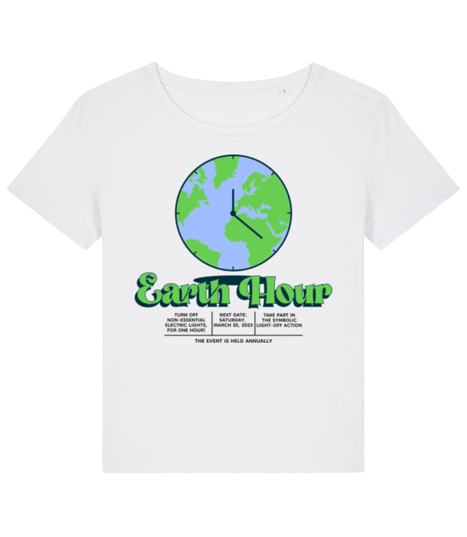 Earth Hour · T-shirt bio Femme Stanley Stella 2.0