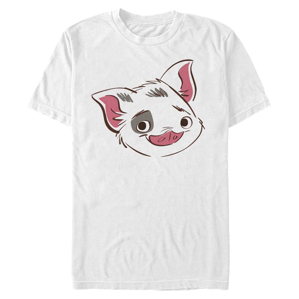 Pixar - Vaiana : La Légende du bout du monde - Photo de groupe Big Face Pua - Homme T-shirt
