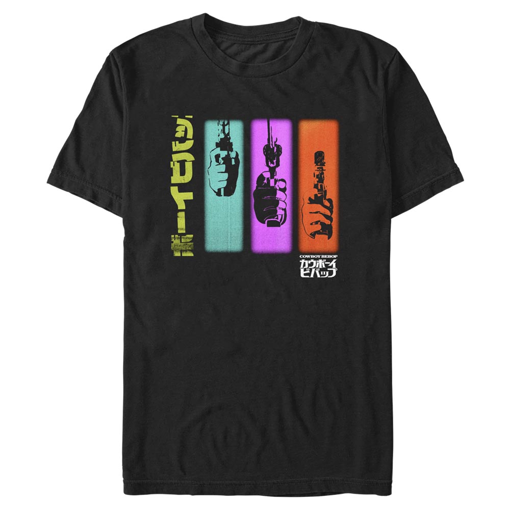 Netflix - Cowboy Bebop - Logo Colorful Sequence - Homme T-shirt