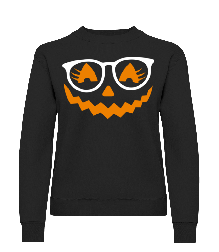 Tête de citrouille · Sweatshirt Femme