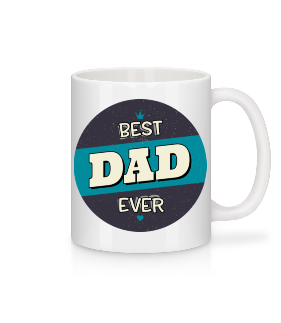Best Dad Ever - Mug en céramique blanc - Blanc - Devant