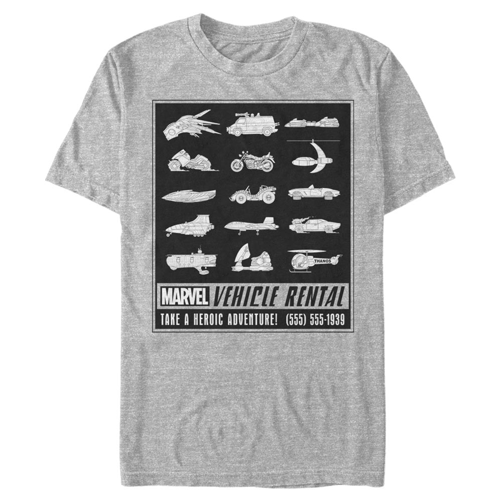 Marvel - Avengers - Vehicles Vechicle Rental - Homme T-shirt