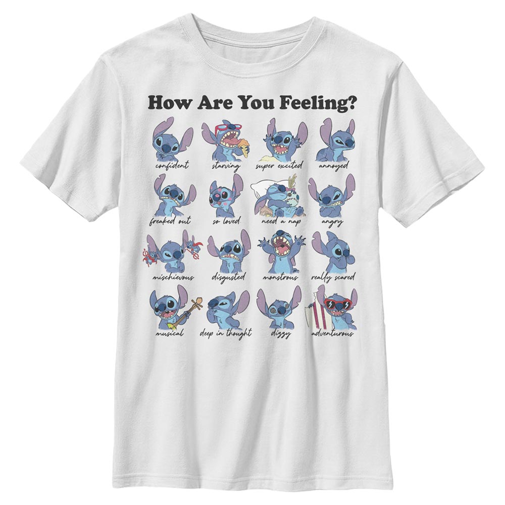 Disney - Lilo & Stitch - Stitch Moods - Enfant T-shirt