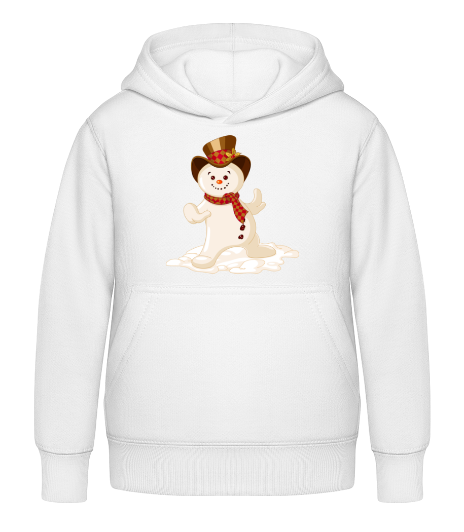 Bonhomme De Neige Avec Chapeau · Sweat à capuche Enfant
