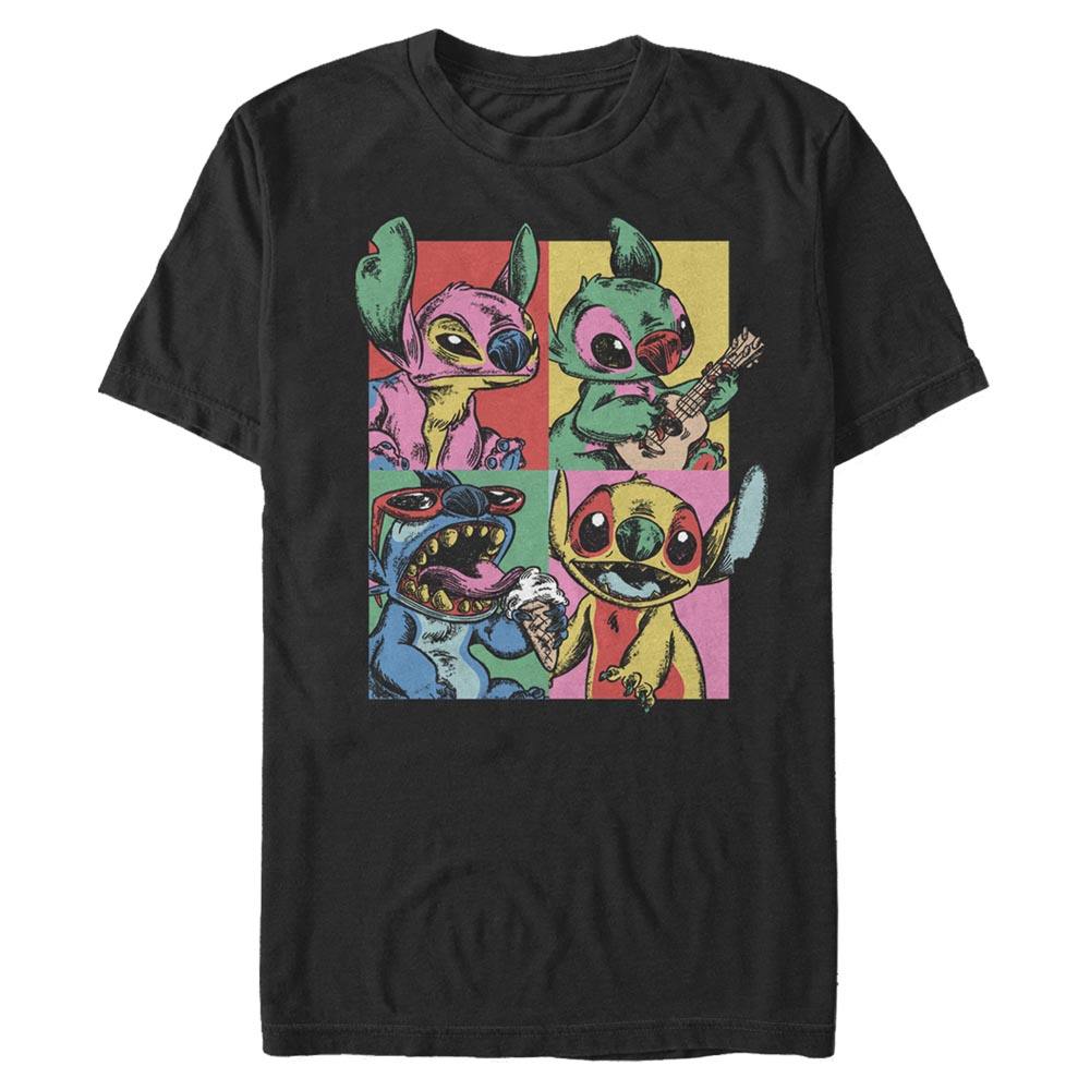 Disney Classics - Lilo & Stitch - Stitch Grunge - Homme T-shirt
