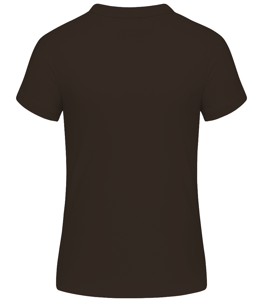 Aperçu: Grimpeur Rétro Femme - T-shirt standard Femme - Marron - Derrière