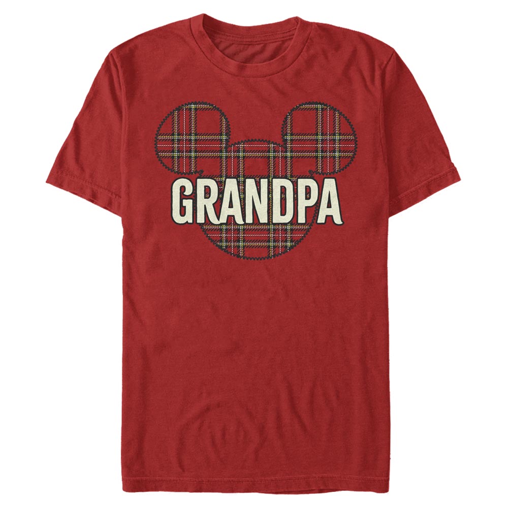 Disney Classics - Mickey Mouse - Mickey Mouse Grandpa Holiday Patch - Christmas - Homme T-shirt