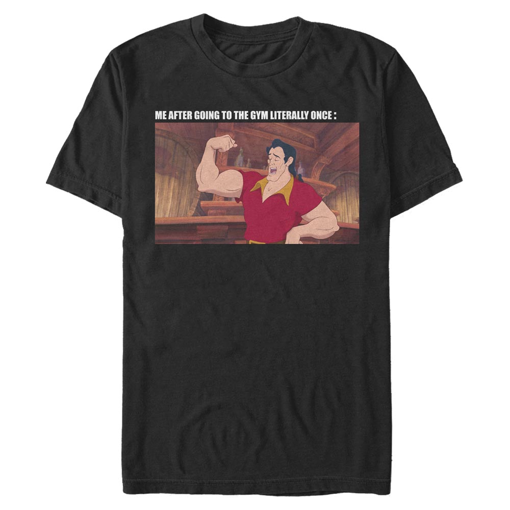 Disney - La Belle et la Bête - Gaston Gym Meme - Homme T-shirt