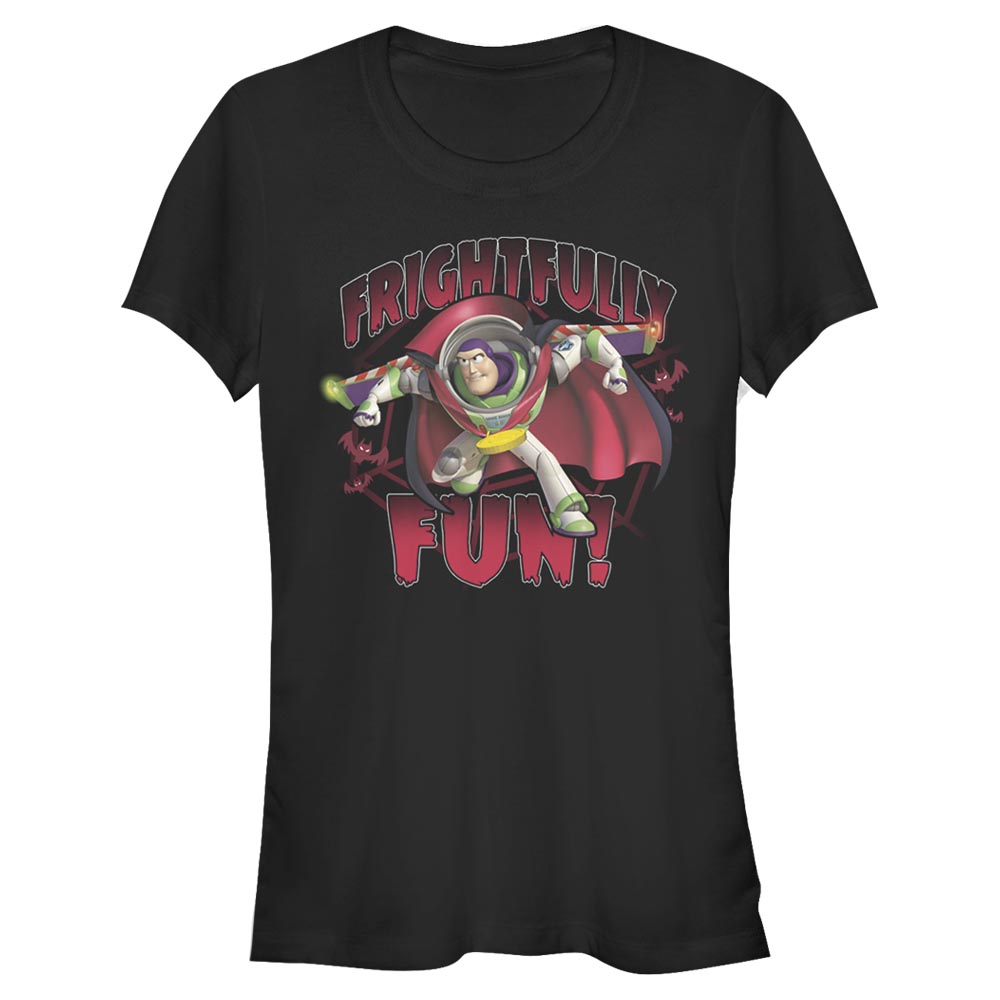 Aperçu: Pixar - Toy Story - Photo de groupe Frightfully Fun - Femme T-shirt - Noir - Devant