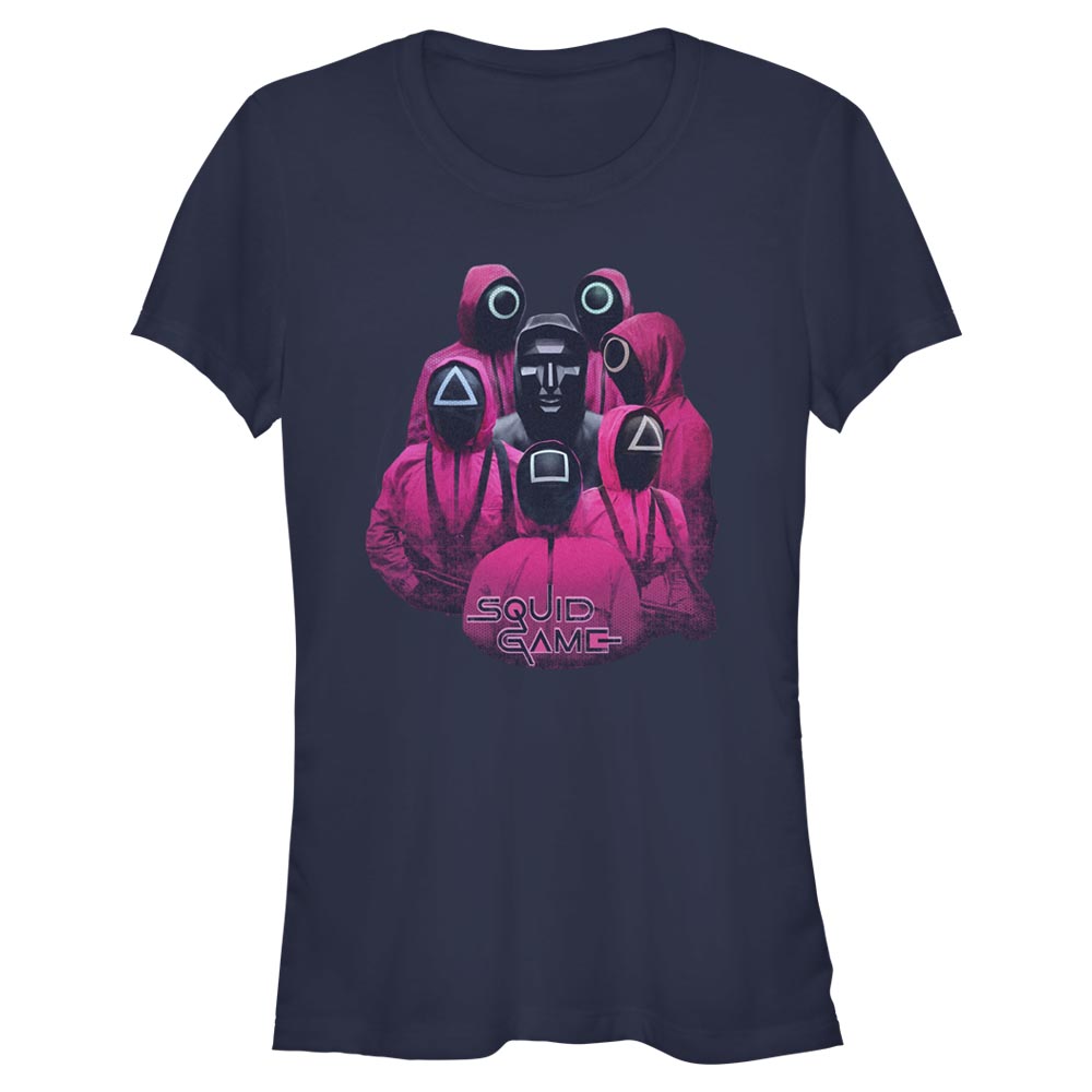 Netflix - Squid Game - Front Man & Guards Ring Around the Ringleader - Femme T-shirt