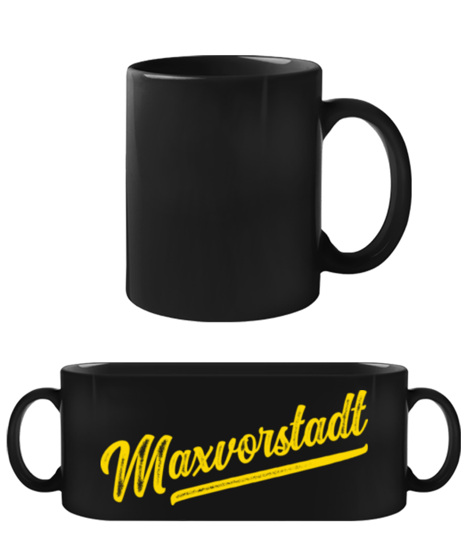 Maxvorstadt Swoosh · Schwarze Tasse