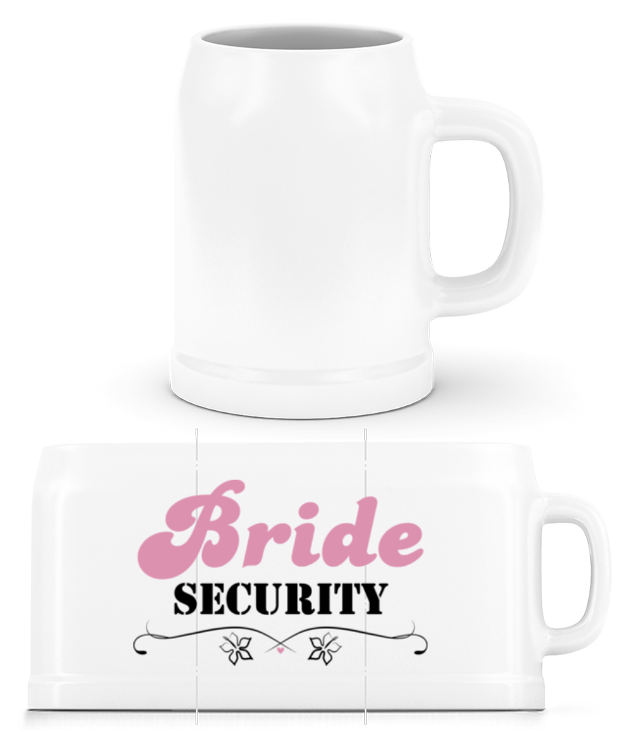 Bride Security Flowers · Chope de bière