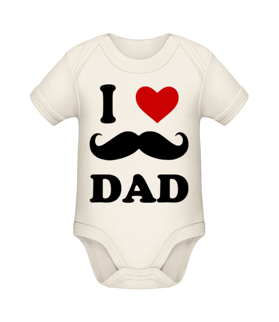I Love Dad · Body manches courtes bio