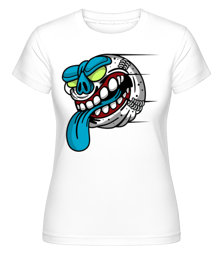 Baseball -  T-shirt Shirtinator femme - Blanc - Devant