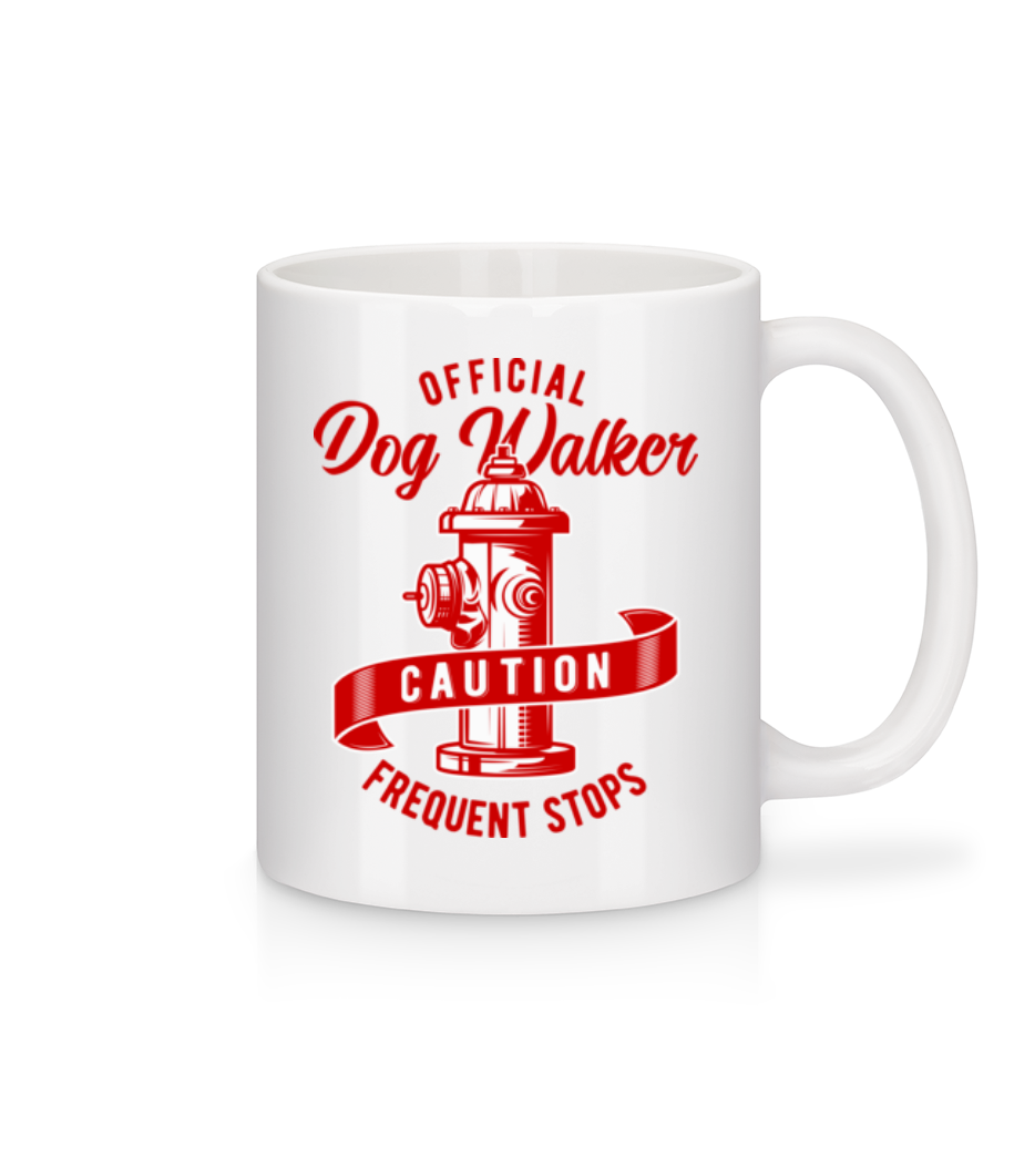 Official Dog Walker · Mug en céramique blanc