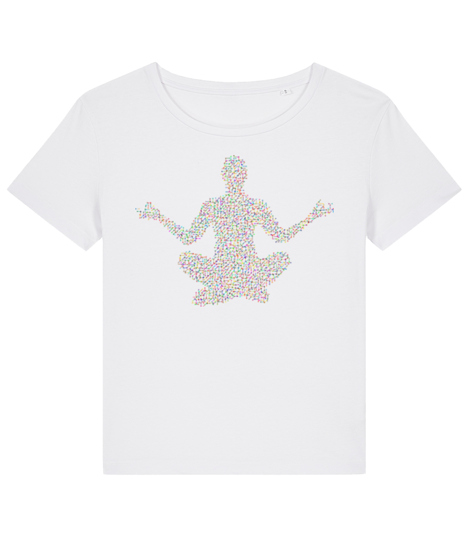 Yoga Géométrique · T-shirt bio Femme Stanley Stella 2.0